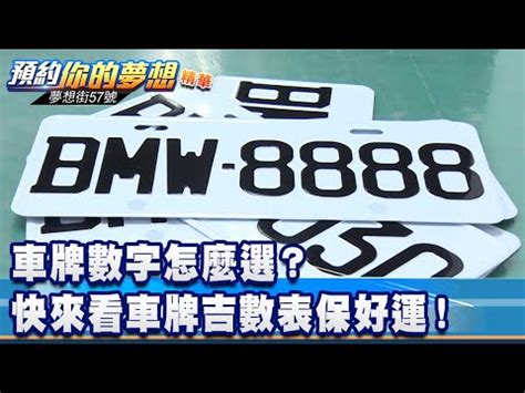 數字總合 吉凶|1分鐘選出好車牌